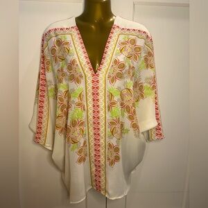 ROSE + OLIVE V-Neck Blouse, M, NWT